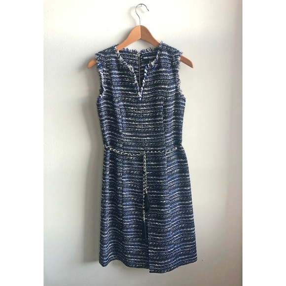 Karl Lagerfeld Dresses & Skirts - Karl Lagerfeld Paris Fray Detail Tweed Dress Karl Lagerfeld Dresses & Skirts - Karl Lagerfeld Paris Fray Detail Tweed Dress